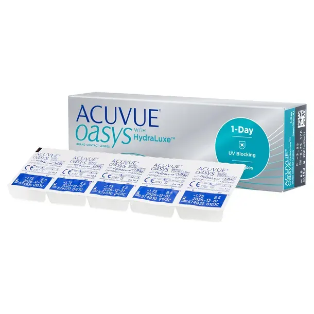 Soczewki jednodniowe Acuvue Oasys 1-Day 30 sztuk BC: 8.5 Moc: -3,00