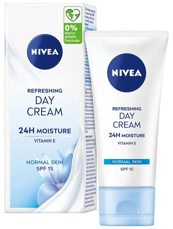 NIVEA 24H Nawilżenia Odświeżający krem na dzień SPF15 50 ml