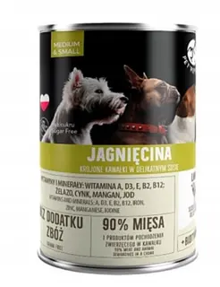 PET REPUBLIC Adult Medium & Small Jagnięcina - mokra karma dla psa - 400 g
