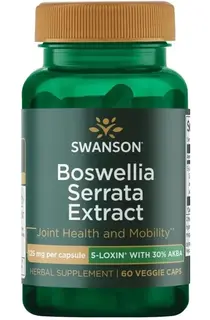 ZDROWE STAWY MOCNE KOŚCI Swanson 5-Loxin Boswella Serrata Extract 60vcaps