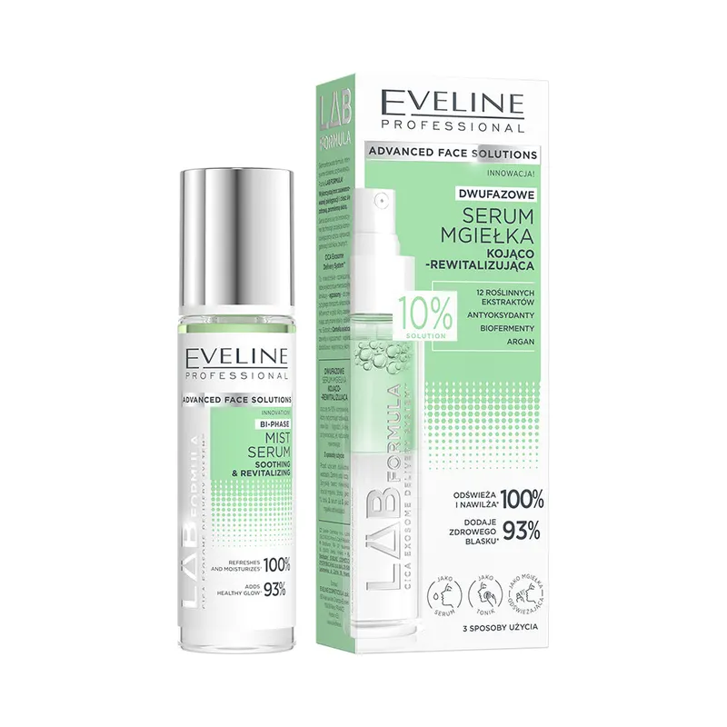 Dwufazowe serum-mgiełka kojąco-rewitalizująca