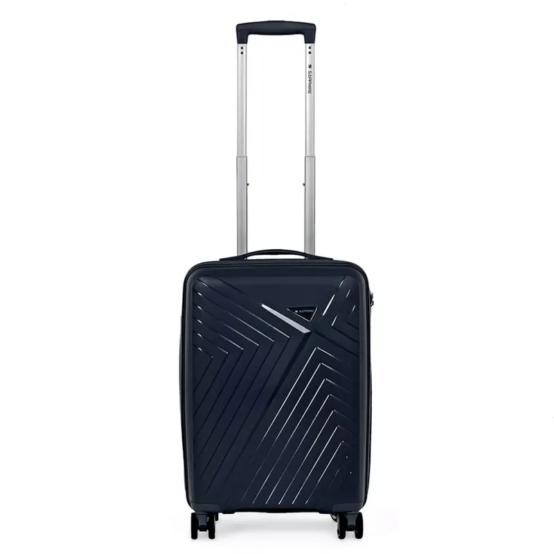Walizka na kółkach twarda Sapphire ST-3030P granatowa - mała S