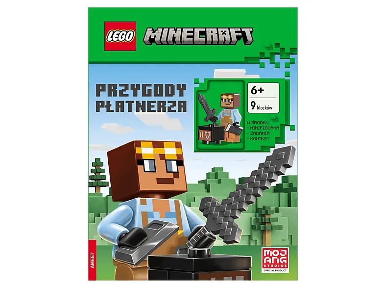 Książka LEGO Minecraft. Przygody płatnerza Wielokolorowy