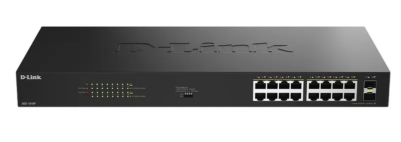 D-Link Przełącznik DGS-1018P/E