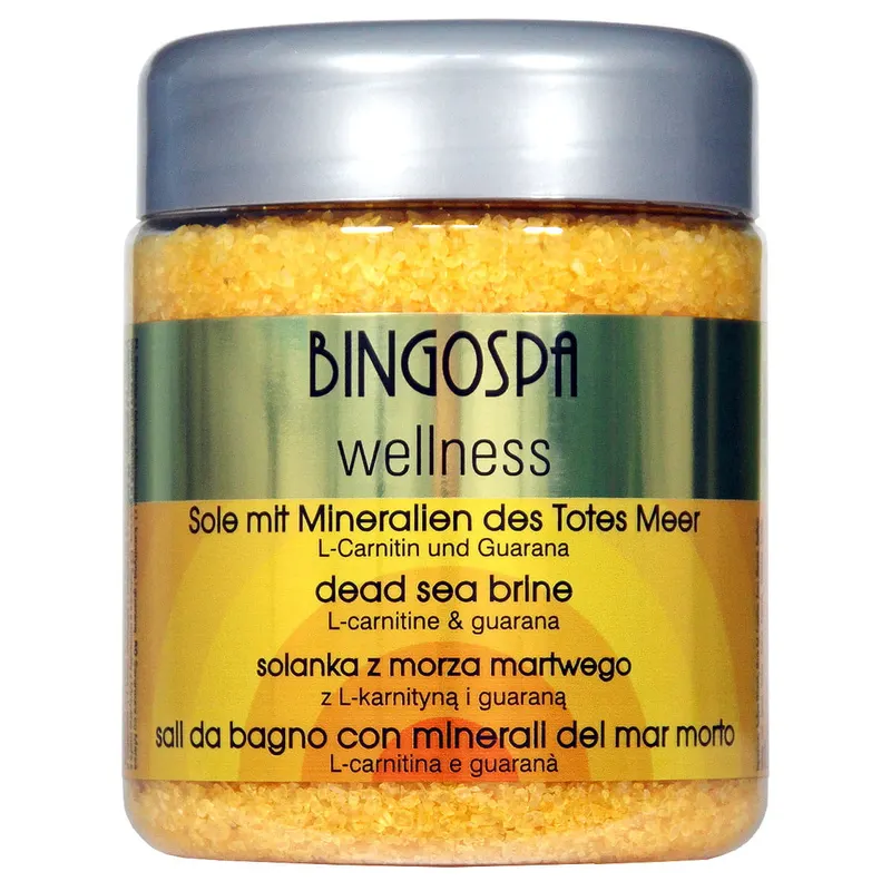 Solanka z minerałami Morza Martwego z L-karnityną i guaraną BINGOSPA wellness