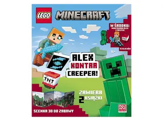 Książka LEGO Minecraft. Alex kontra Creeper Wielokolorowy