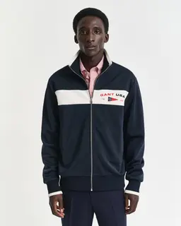 Gant Bluza Męska Z Nadrukiem Ze Stójką Z Długim Rękawem Regular Fit