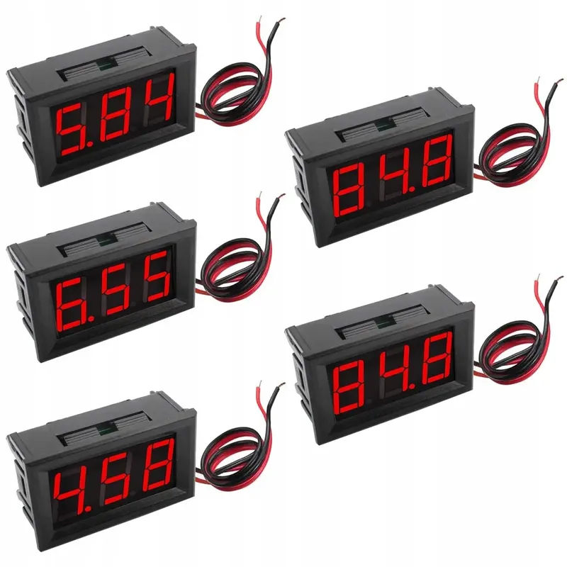 Woltomierz analogowy CI RUNCCI-YUN 5 szt. DC 5 V-120 V cyfrowy w