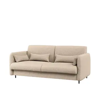 Sofa Bed Concept BC-18 do półkotapczanu BC-01 | 164x74X93 cm | Kaszmir | Beżowy Boucle | komfortowa | praktyczna