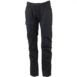 Lundhags Authentic II Ws Pant Short/Wide, spodnie trekkingowe, damskie, czarne