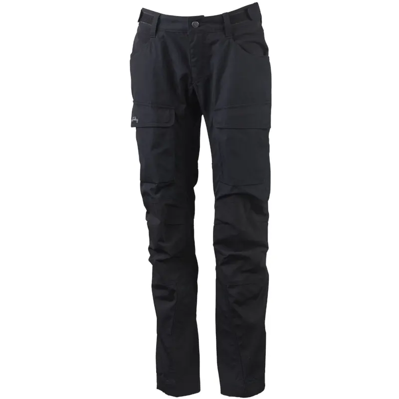 Lundhags Authentic II Ws Pant Short/Wide, spodnie trekkingowe, damskie, czarne