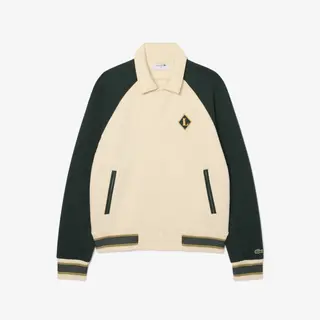 Lacoste Kurtka Varsity Z Naszywką Wyprodukowana We Francji Męskie Beżowy