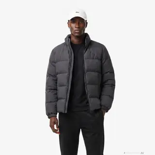 Lacoste Kurtka Męska Z Długim Rękawem Szara Szary