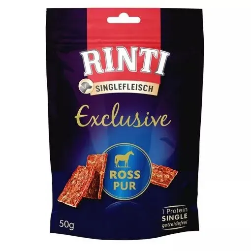 RINTI Singlefleisch Exclusive Mono Konina - przysmak dla psa - 50g