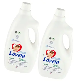 2x Płyn do płukania ubranek LOVELA Baby hipoalergiczny 33 prania 2 L