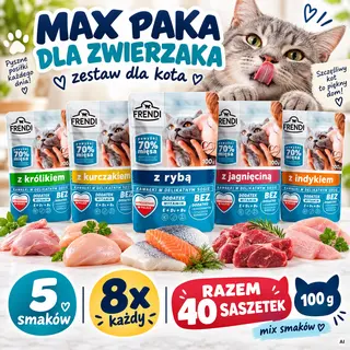 MAX PAKA DLA ZWIERZAKA - zestaw dla kota