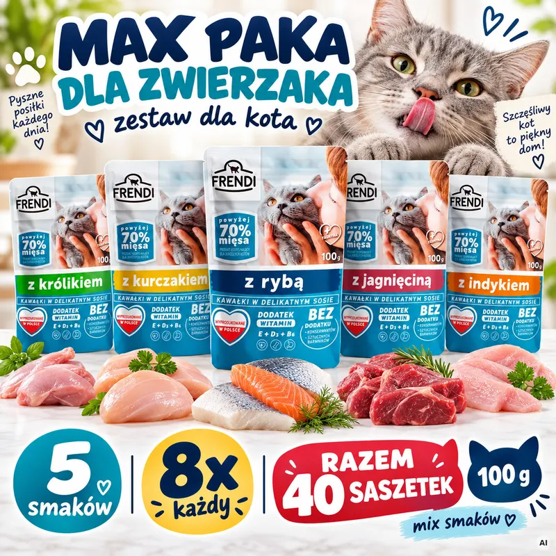 MAX PAKA DLA ZWIERZAKA - zestaw dla kota