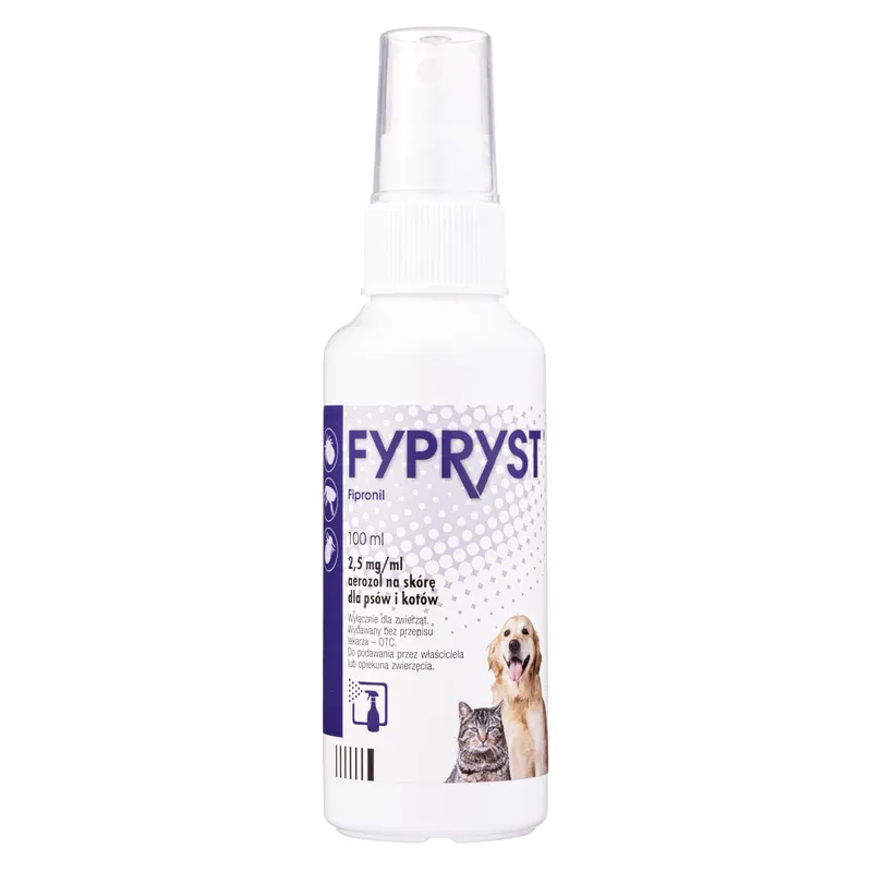 Fypryst Spray dla psów i kotów - 100 ml