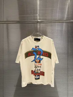 26ss Top Class American Style High-street Vintage Washed Distressed Women Men T-shirt Hiphop Oversized Men Casual Top