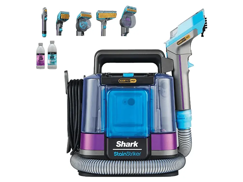 Odkurzacz piorący SHARK PX250EUT Srebrny metalik