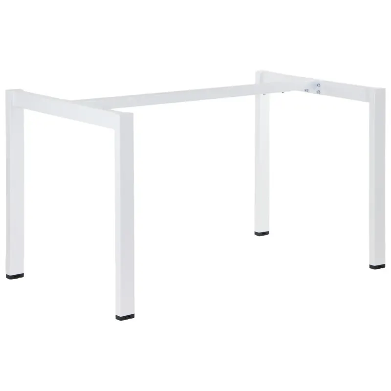Stelaż ramowy stołu, biurka NY-132A/59 - długość regulowana 99-159 cm, głębokość 59,6 cm, biały
