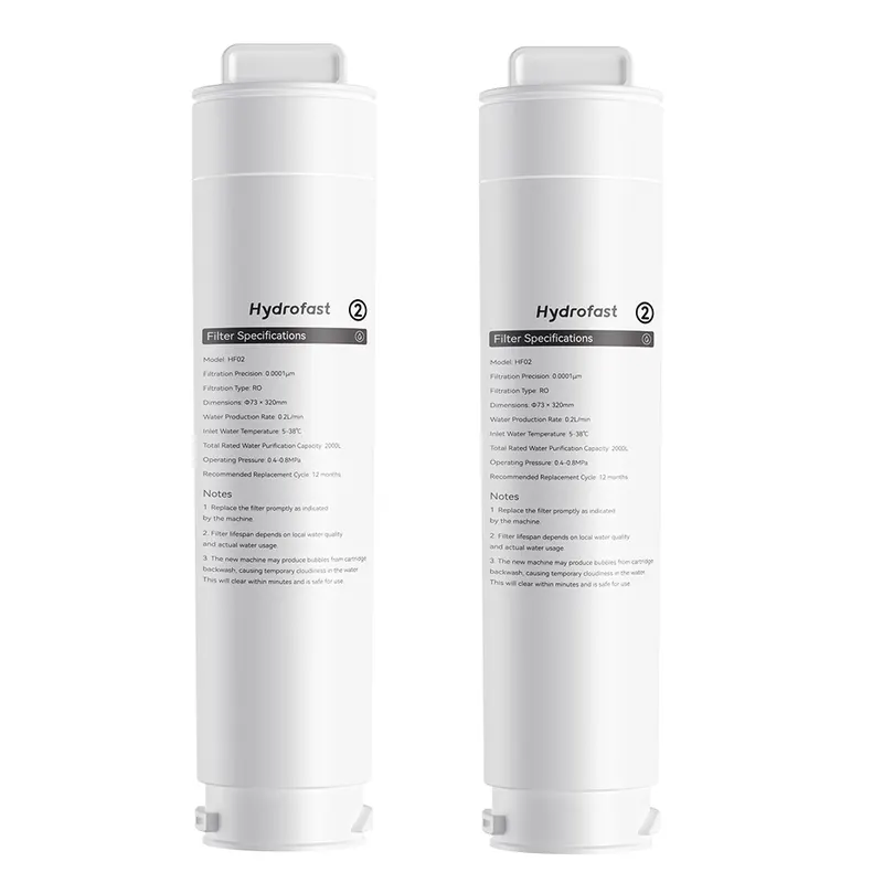 2 szt. Filtry Hydrofast HF02 RO do oczyszczacza wody W100