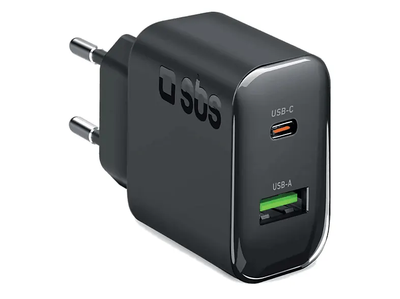Ładowarka sieciowa SBS 65W PD 3.0 1xUSB-C 1xUSB-A Czarny