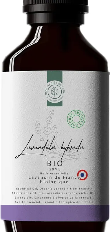 Olejek eteryczny lawendowy Lavandin Grosso BIO 50 ml z Francji