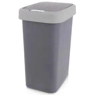 Kosz na śmieci plastikowy szary 25 l