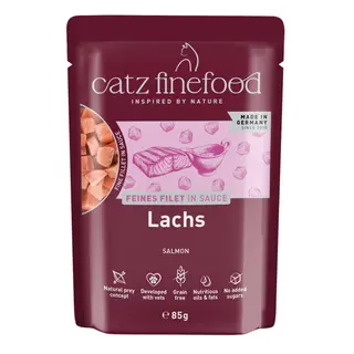 catz finefood Feines Filet, 16 x 85 g - Łosoś