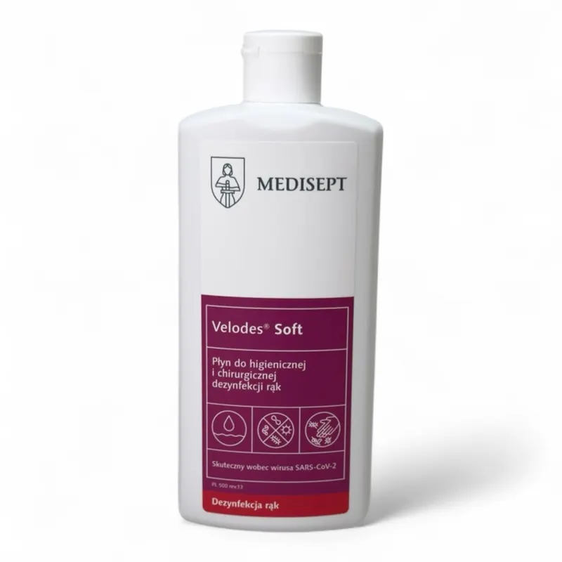 Velodes Soft - płyn do dezynfekcji rąk, 500 ml