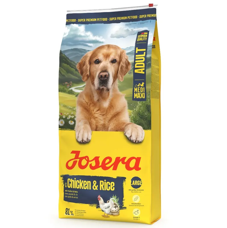 JOSERA Medi/Maxi Chicken & Rice - sucha karma dla psa - 12,5kg