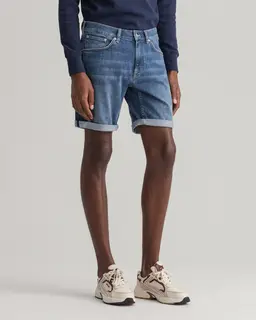 Gant Szorty Męskie Regular Fit Granatowe