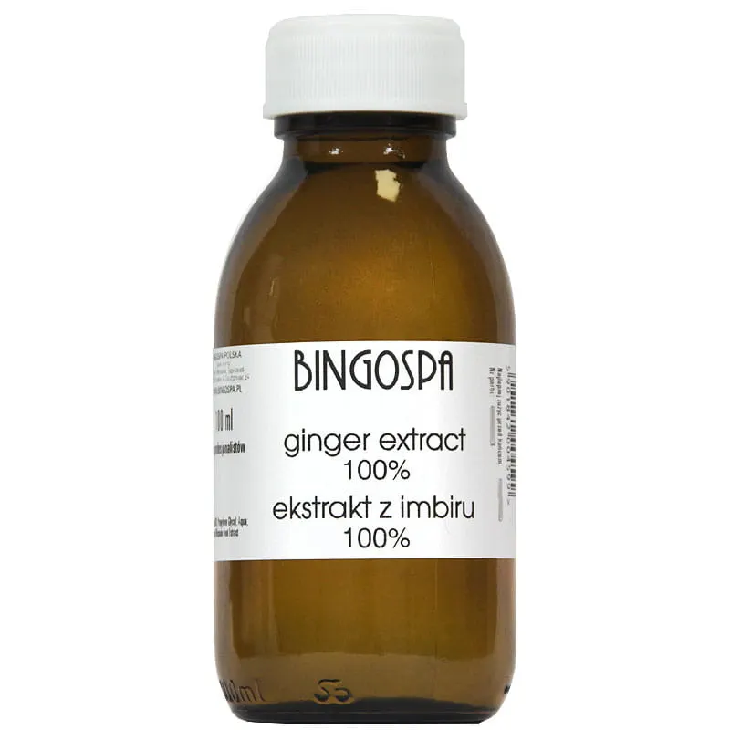 Ekstrakt z imbiru 100 ml (surowiec kosmetyczny) BINGOSPA