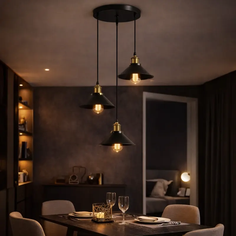 Lampa Sufitowa w Stylu Industrialnym Noxelle
