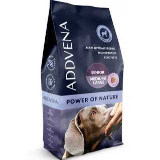 ADDVENA Power of Nature Senior Medium/Large Mono Lamb - sucha karma dla psa - 10kg