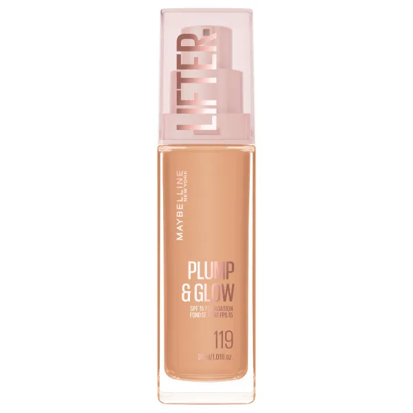 Maybelline Lifter Plump & Glow Podkład Rozświetlający 119