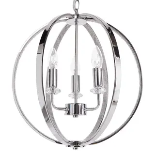żyrandol tenoiro metal srebrny