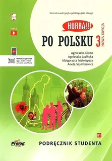 HURRA!!! PO POLSKU 3 PODRĘCZNIK STUDENTA NOWA EDYCJA - Dixon Agnieszka, Jasińska Agnieszka, Małolepsza Małgorzata