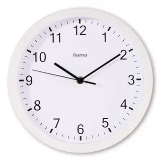 Hama Zegar ścienny Elba 25 cm Biały