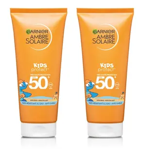 Garnier Ambre Solaire Kids Protect Krem Ochronny dla Dzieci SPF50+ 100ml 1+1