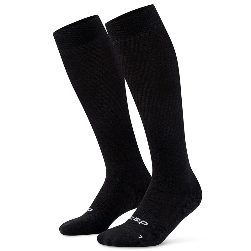 CEP Flight Socks Tall, skarpety biegowe, męskie, czarny