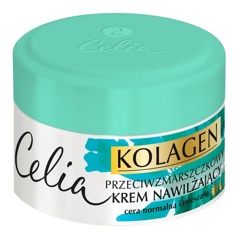 Celia Kolagen przeciwzmarszczkowy krem nawilżający z kolagenem i algami do skóry suchej i dojrzałej 50 ml