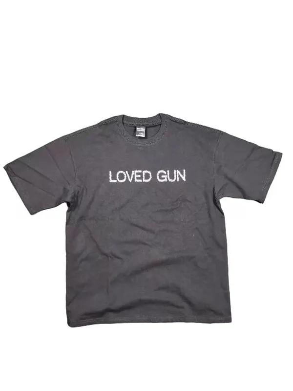 Lmyr Number Nine Loverd Dun Loose Casual Basic Short Sleeved Couple's T-shirt