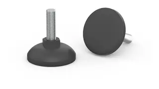 Stopka nastawna stała z wmontowaną śrubą D-30mm M6 x 33mm