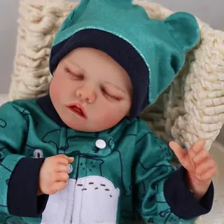 Wholesale 17'' Reborn Baby High Quality Lifelike Full Soft Vinyl Fashion Doll Soft Toy Newborn Gift DIY TOY MODEL TOY