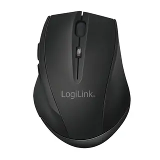 LogiLink Mysz bezprzewodowa BT 5.0,ergonomiczna, czarna