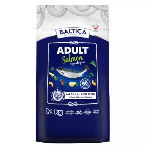 BALTICA Excellent Adult Salmon Hypoallergenic L / XL - sucha karma dla psa - 12kg