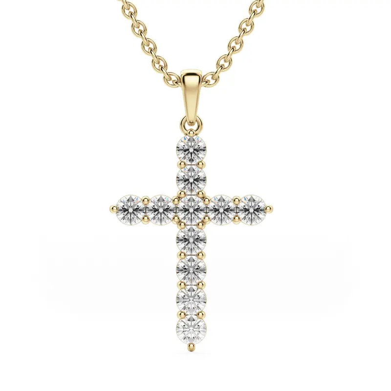 Wisiorek Clare Laboratoryjny Diament 585 Żółte Złoto (14K)
