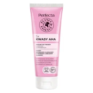 Perfecta Me & My Healthy Glow kwasowa dermabrazja peeling do twarzy z 5 kwasami AHA, kwasem salicylowym, betainą i gliceryną 75 ml